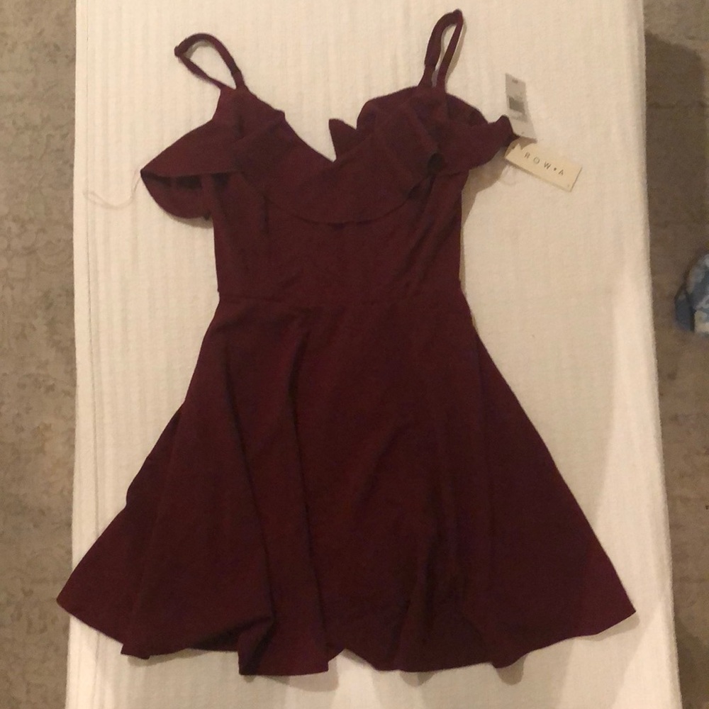 Row A Wine Dress Nordstrom Rack